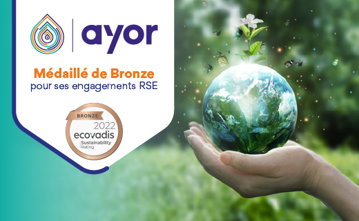 Ayor reçoit la médaille de Bronze Ecovadis